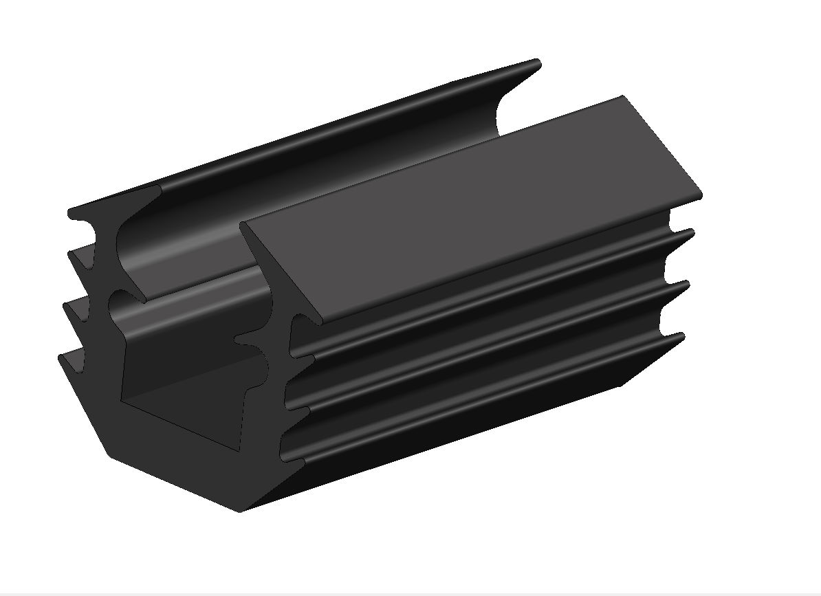 Rubber glasprofiel Rubber glasprofiel beglazingsprofiel