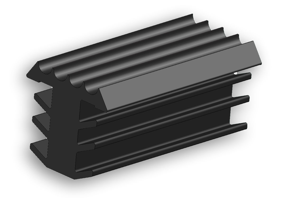 rubber rraptredeprofiel rubber traptrede anti-slip profiel