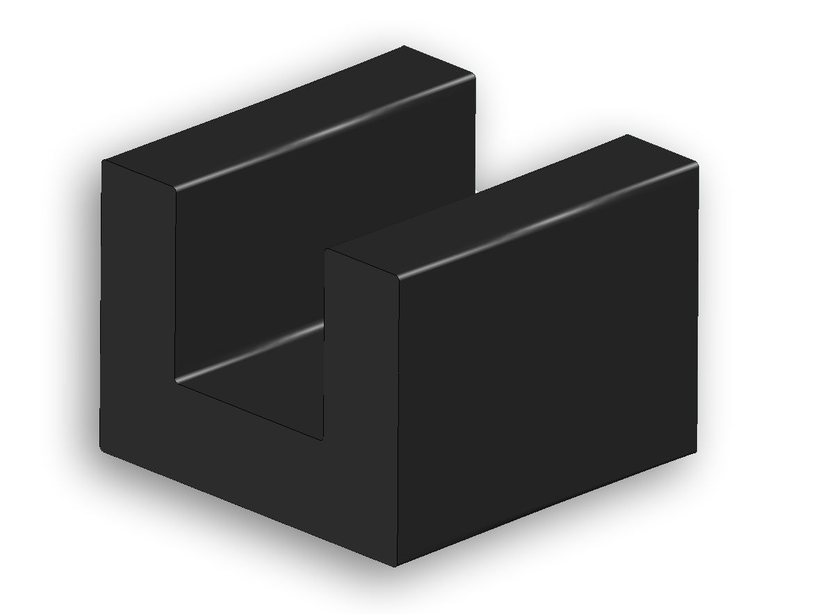 rubber u-profiel recht rubber u-profiel recht