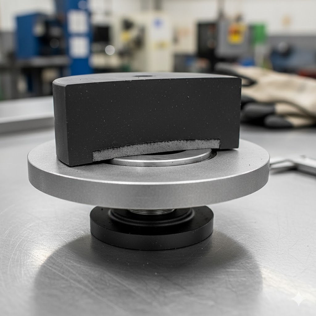 Rubber metaal verbinding